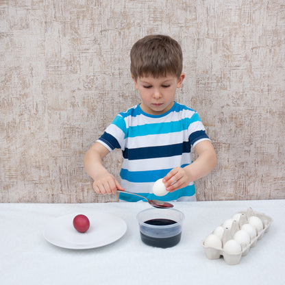 Red Egg Dye ETERON: Vibrant Red, Foolproof, Kid-Safe | Ready in 15-Minutes!
